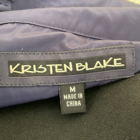 Kristen Blake Trench coat/jacket Navy Blue sz Medium - Picture 5 of 6